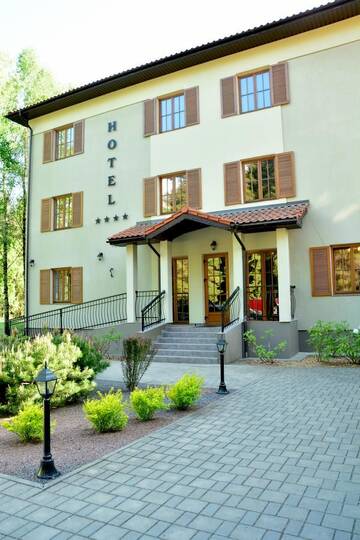 Фото Отель Hotel Pušyno Namai г. Tirkšliai 1
